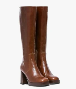 Clearance BOTTE FLORENCE COGNAC Femme Bottes