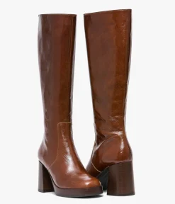 Clearance BOTTE FLORENCE COGNAC Femme Bottes
