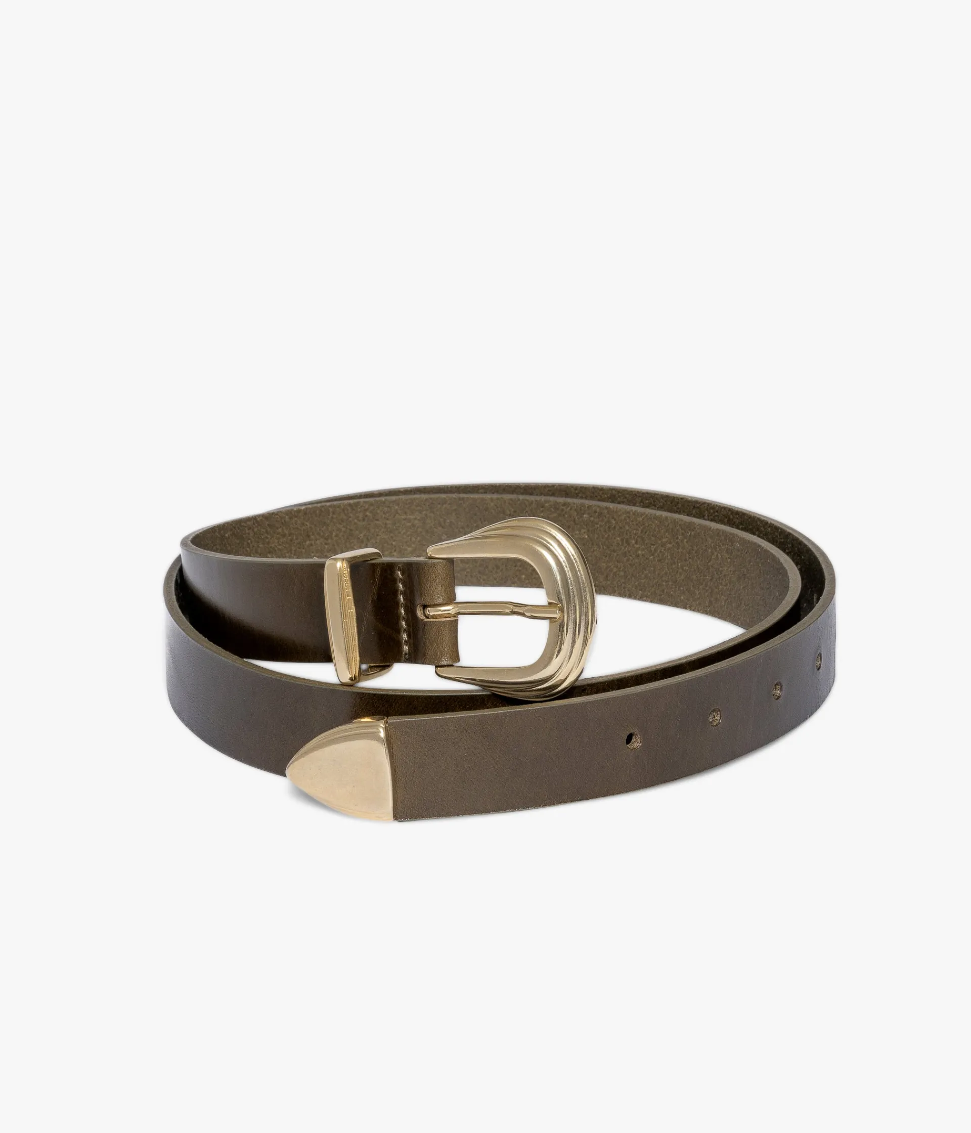 Discount CEINTURE SASHA KAKI Femme Ceintures
