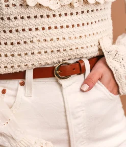 Online CEINTURE SUSANNA COGNAC Femme Ceintures