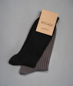 CHAUSSETTES ADELON ET GRIS Homme Chaussettes