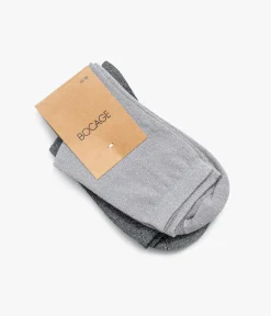 Discount CHAUSSETTES NACRE ET GRIS Femme Chaussettes