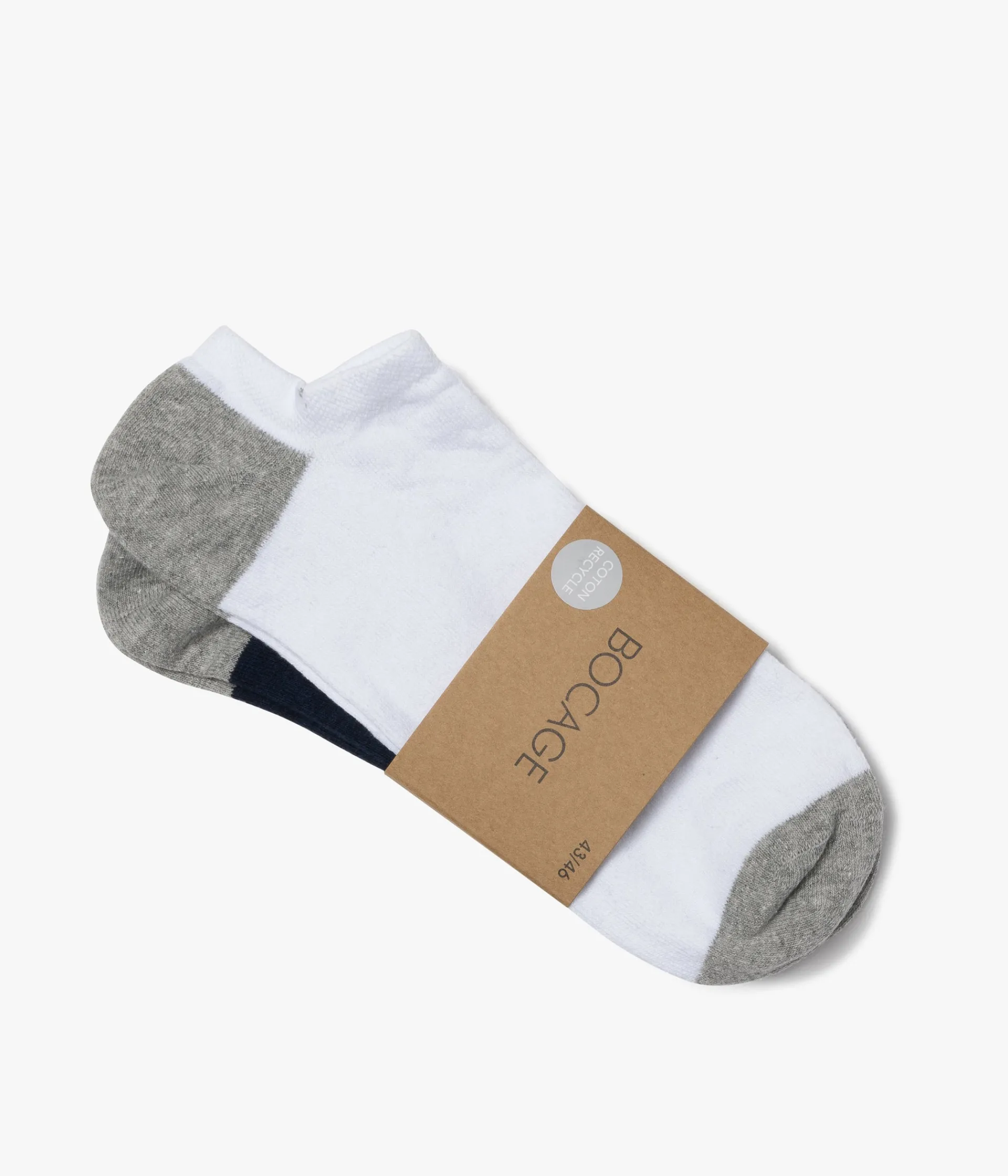 CHAUSSETTES NASHORT MARINE ET BLANC Homme Chaussettes