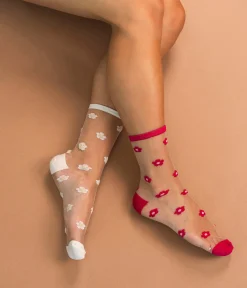 Sale CHAUSSETTES NICOLINA ROSE ET Femme Chaussettes