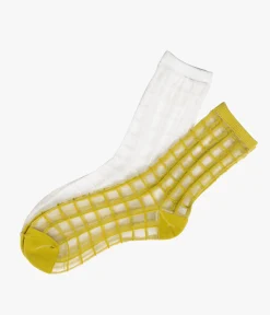 New CHAUSSETTES NIRINA VERT ET Femme Chaussettes