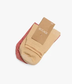CHAUSSETTES NOA ET BEIGE Femme Chaussettes