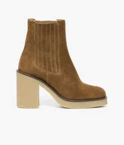 CHELSEA BOOTS ELLI COGNAC Femme Boots & Bottines