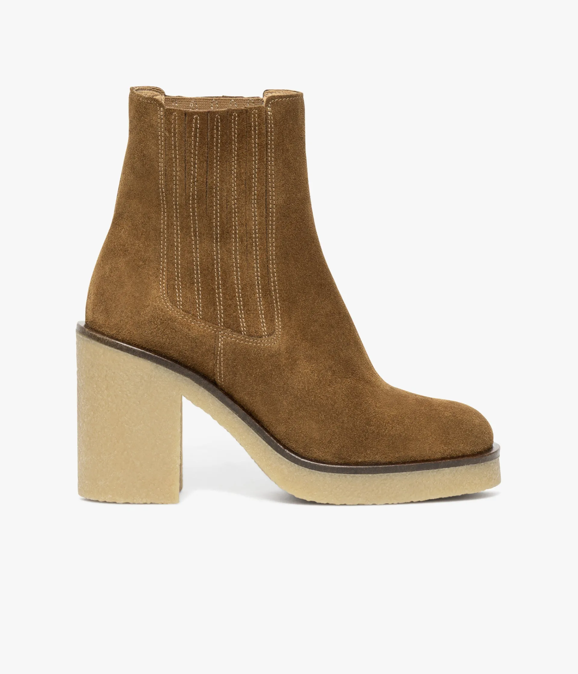 CHELSEA BOOTS ELLI COGNAC Femme Boots & Bottines