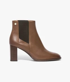 Discount CHELSEA BOOTS EUGENIE COGNAC Femme Boots & Bottines