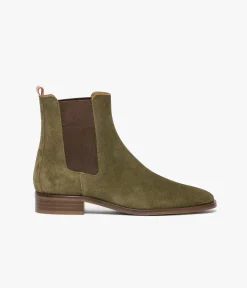 Best CHELSEA BOOTS SANTIA KAKI Femme Boots & Bottines