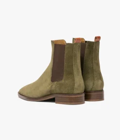 Best CHELSEA BOOTS SANTIA KAKI Femme Boots & Bottines
