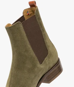 Best CHELSEA BOOTS SANTIA KAKI Femme Boots & Bottines