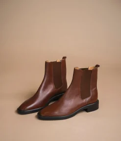 CHELSEA BOOTS SHELBY COGNAC Femme Boots & Bottines