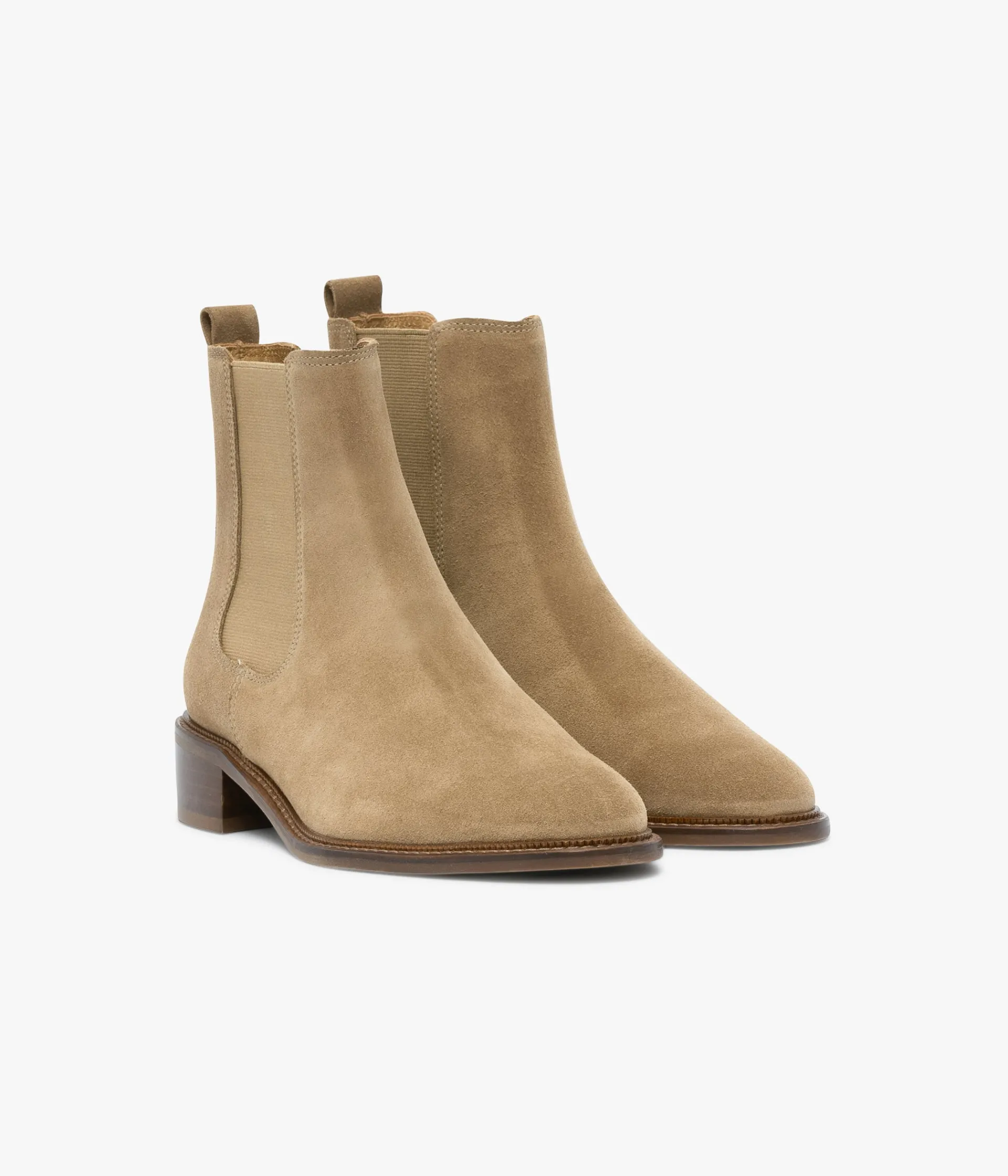 Hot CHELSEA SELIA TAUPE Femme Boots & Bottines