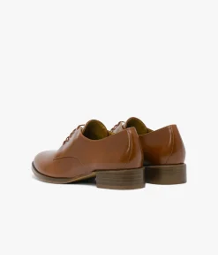 Sale DERBY CAROLINA COGNAC Femme Derbies|Mocassins