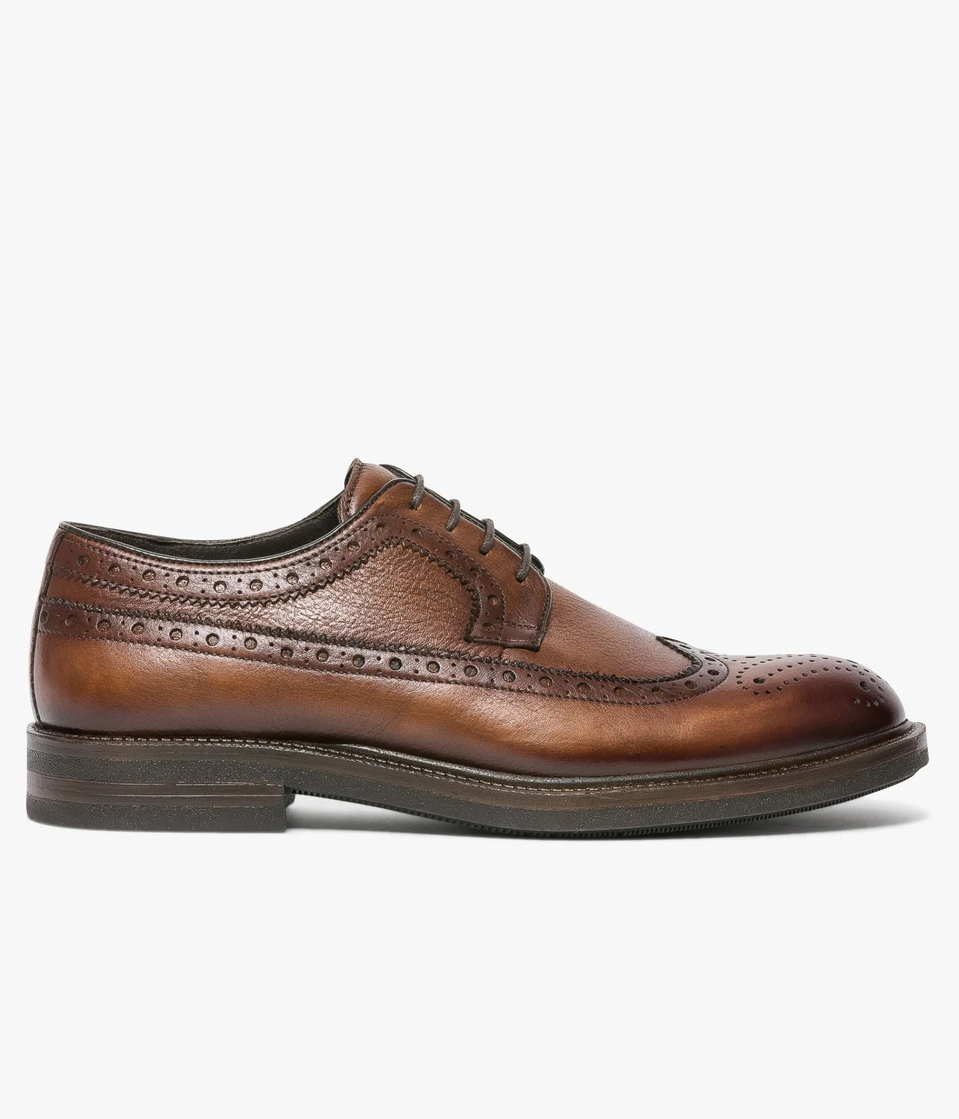 Hot DERBY CHARLES COGNAC Homme Chaussures De Ville