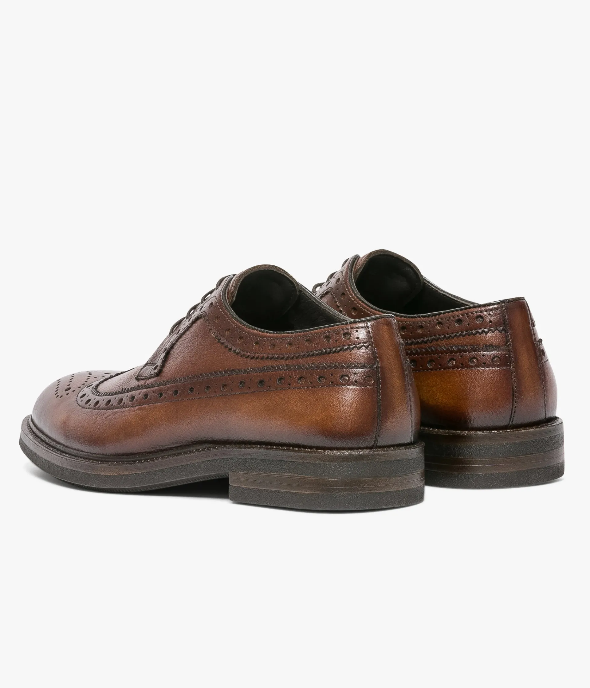 Hot DERBY CHARLES COGNAC Homme Chaussures De Ville