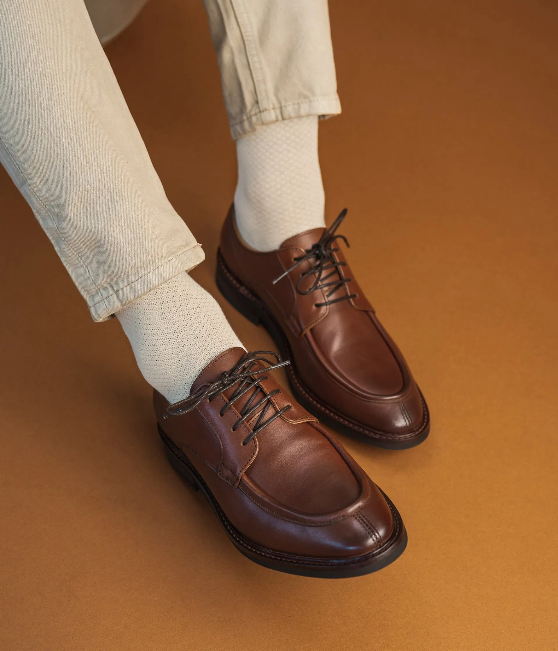 Hot DERBY TOURTAN CAFE Homme Chaussures De Ville