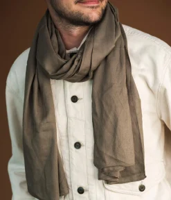 Online ECHARPE CALISSON KAKI Homme Foulards