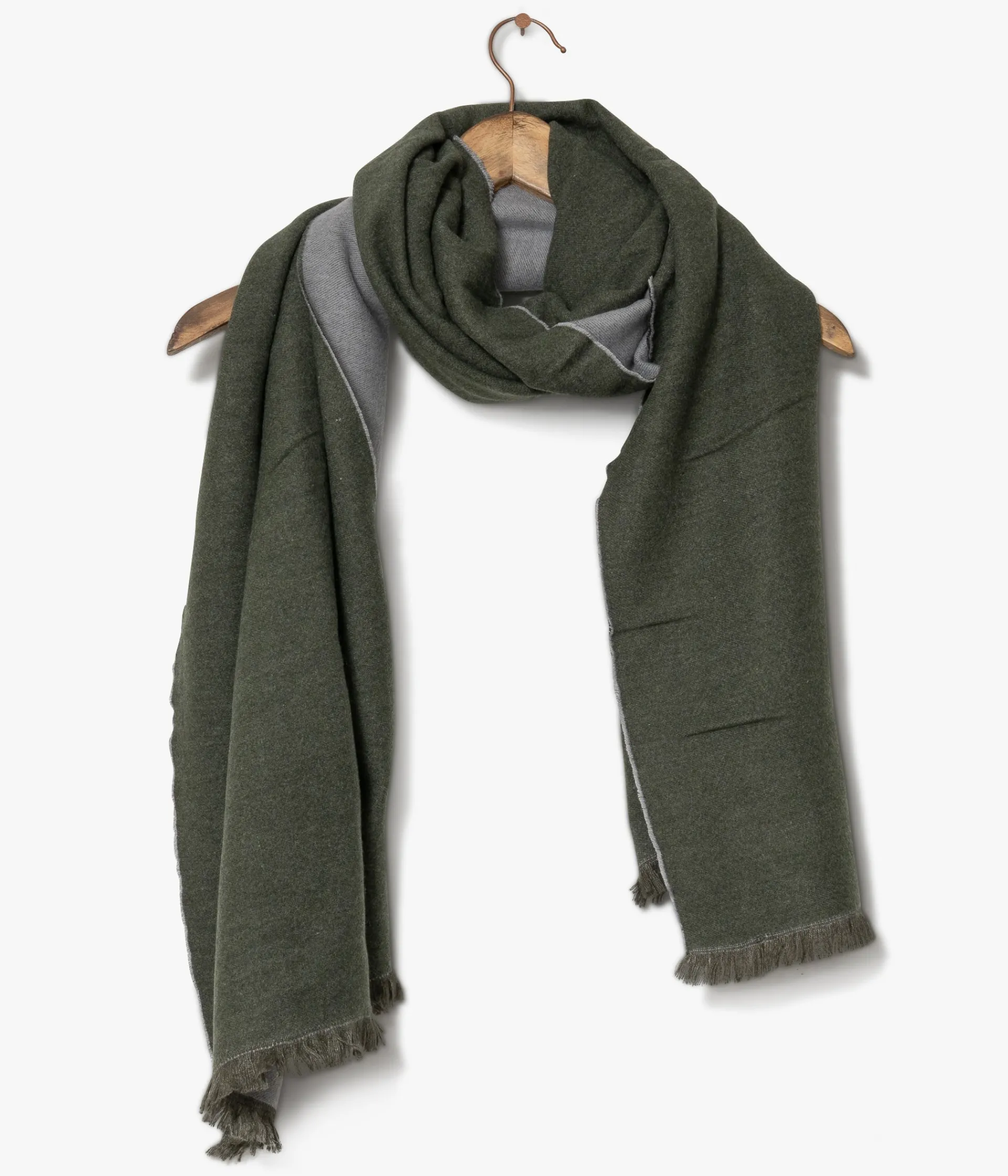 ECHARPE CAMILLE KAKI Homme Foulards