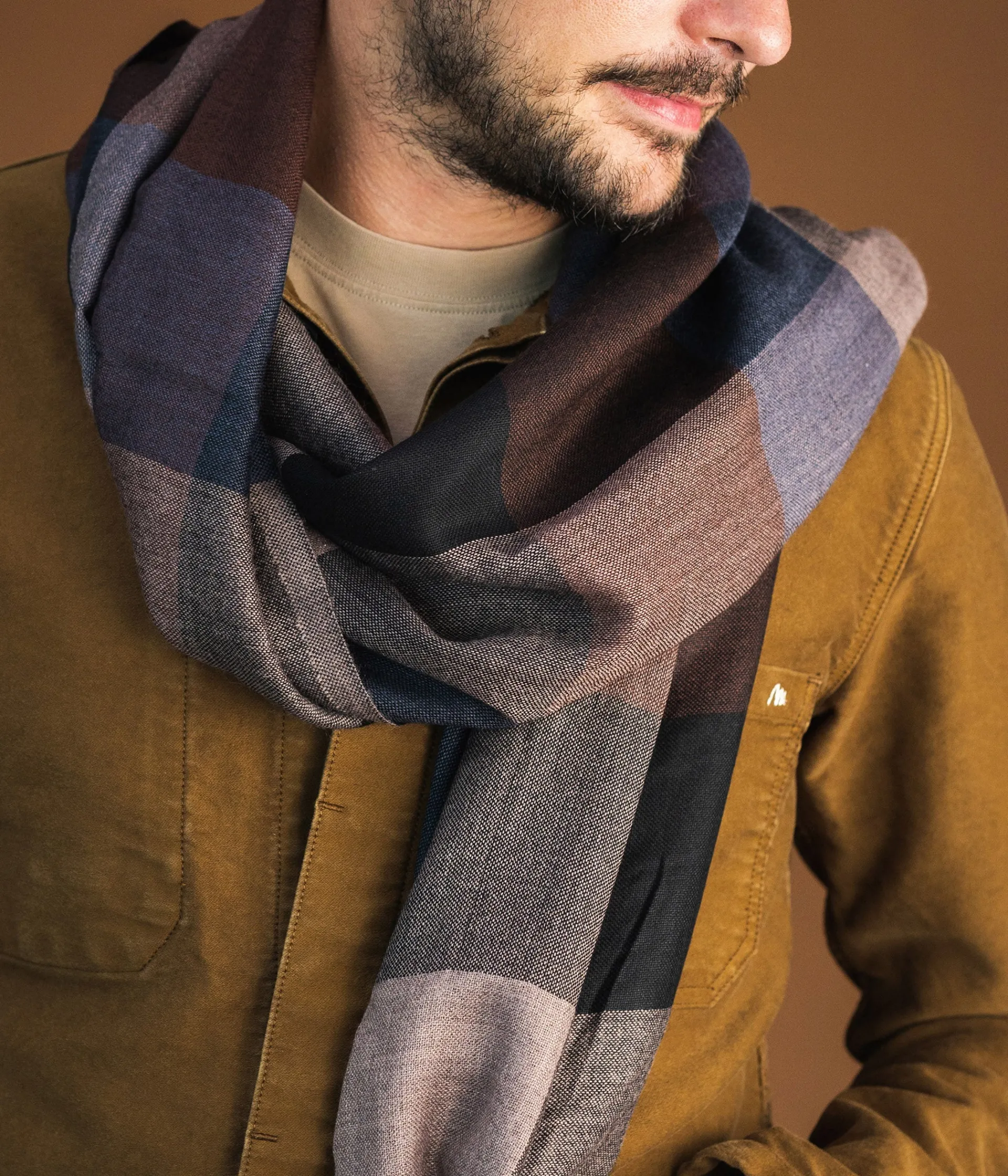 Clearance ECHARPE CONSTANT MARINE Homme Foulards