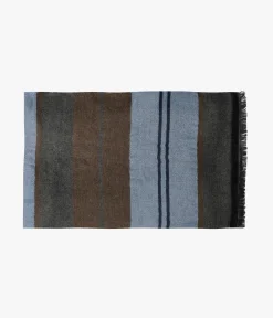 Discount ECHARPE REMI KAKI ET BLEU Homme Foulards