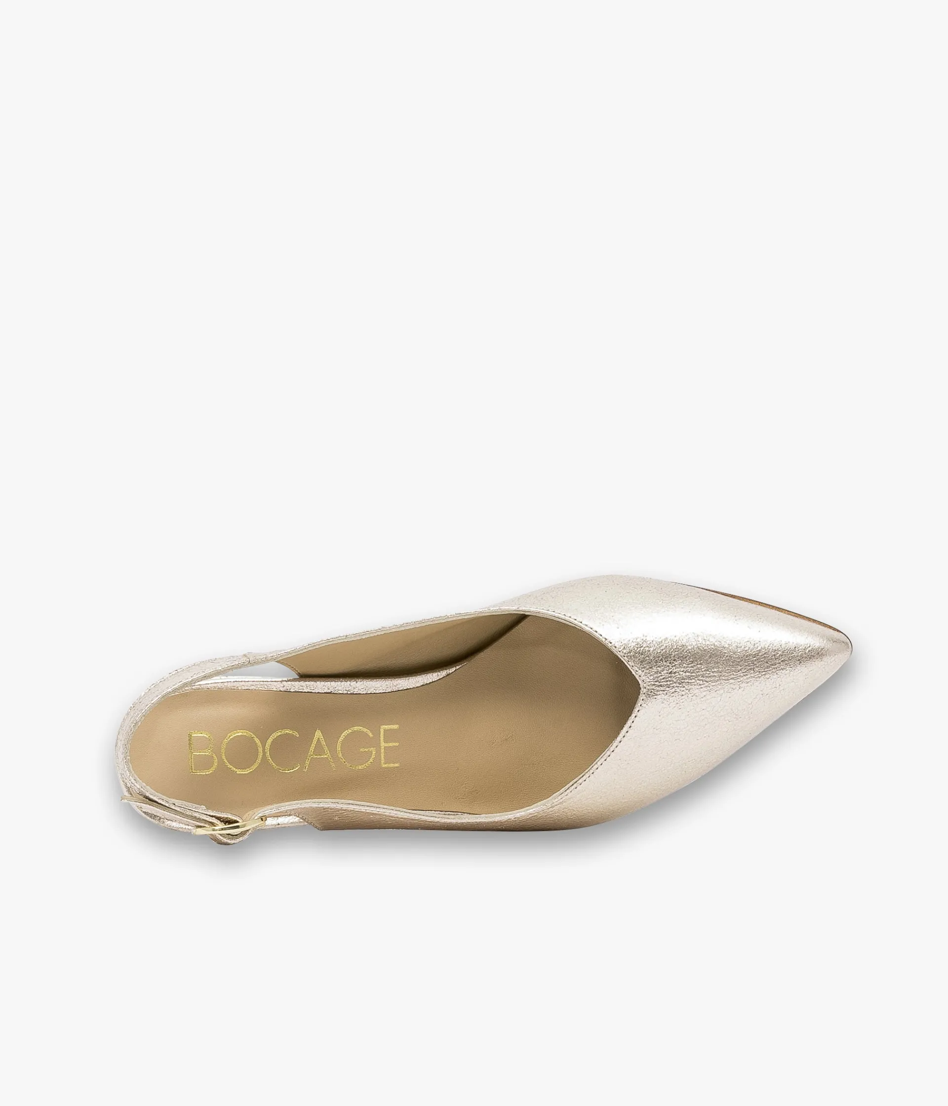 Outlet ESCARPIN DAFFY PLATINE Femme Slingbacks|Escarpins