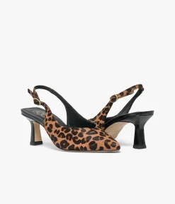 New ESCARPIN DOLLY LEOPARD Femme Slingbacks|Escarpins