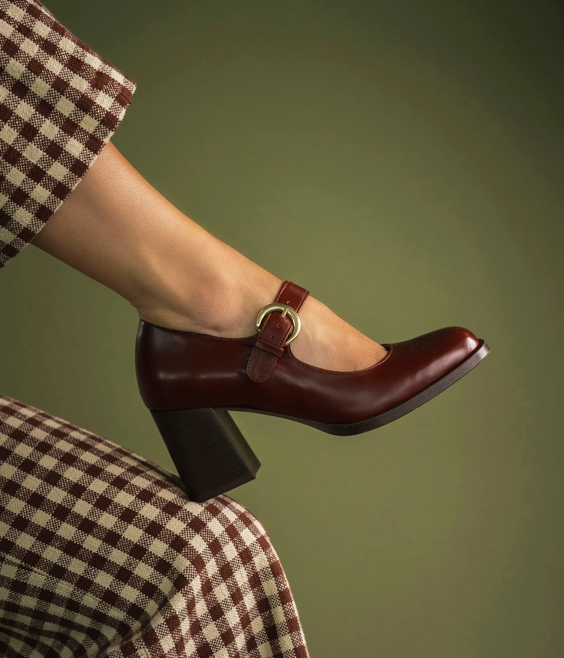 New ESCARPIN ISIS COGNAC Femme Escarpins|Babies