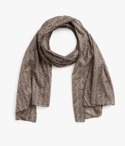 Discount FOULARD TATIANNA LEOPARD Femme Foulards & Écharpes