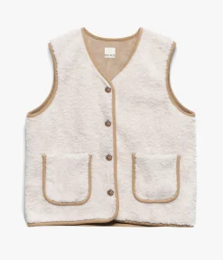New GILET HELLY ECRU Femme Vêtements