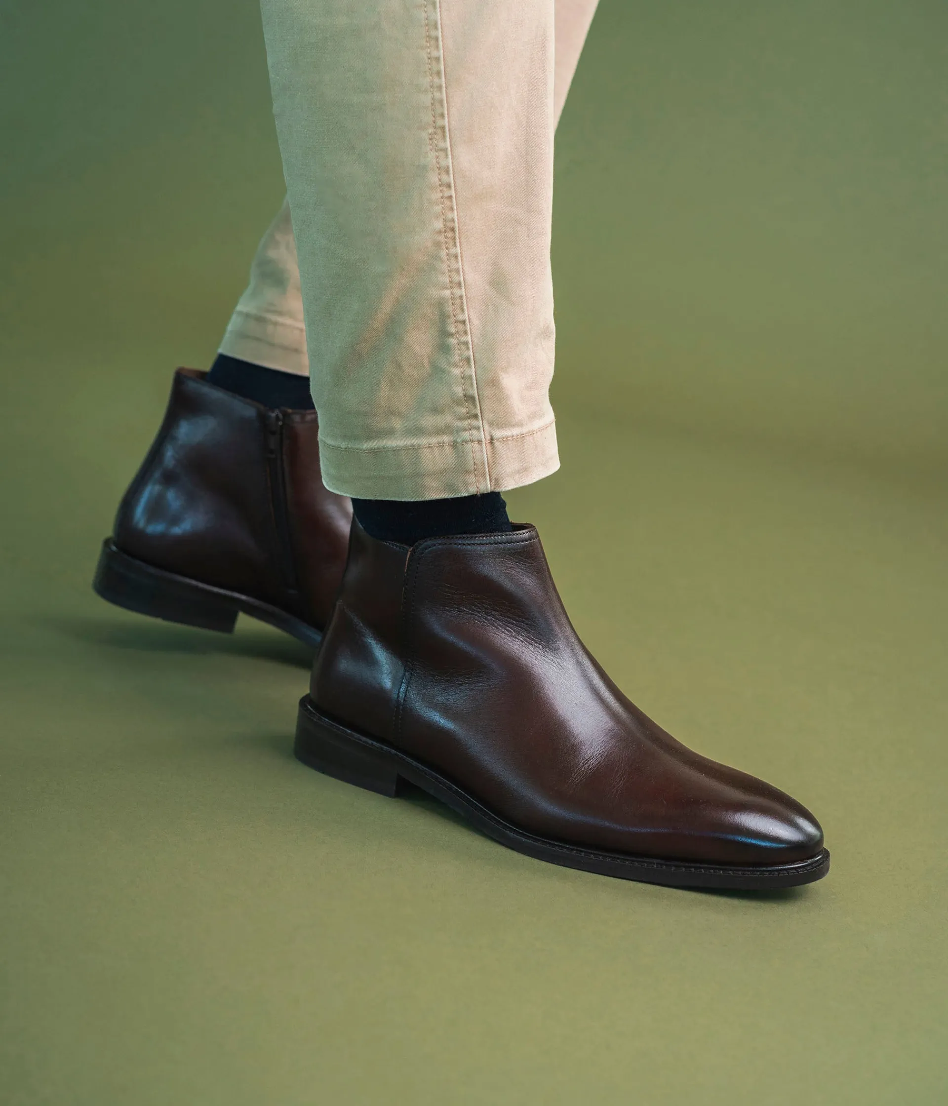 Outlet LOW-BOOTS MARINI COGNAC Homme Chelsea Boots|Boots