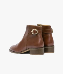 Sale LOW-BOOTS SIDONIE COGNAC Femme Boots & Bottines