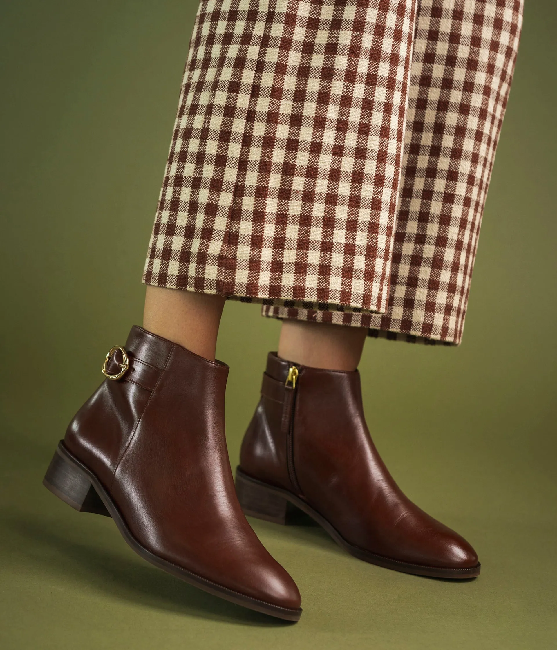 Sale LOW-BOOTS SIDONIE COGNAC Femme Boots & Bottines