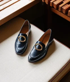 Outlet MOCASSIN AGLAE MARINE Femme Mocassins