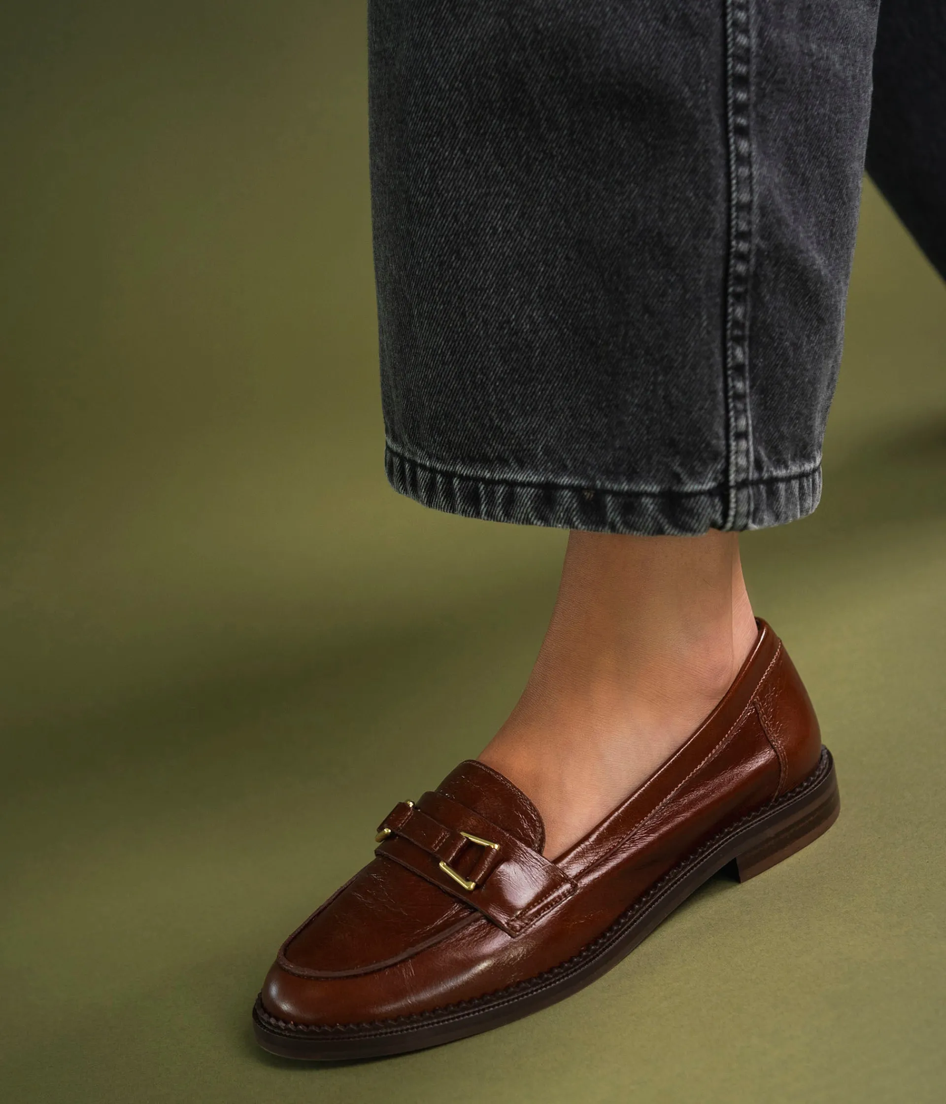 Clearance MOCASSIN ALANNA COGNAC Femme Mocassins