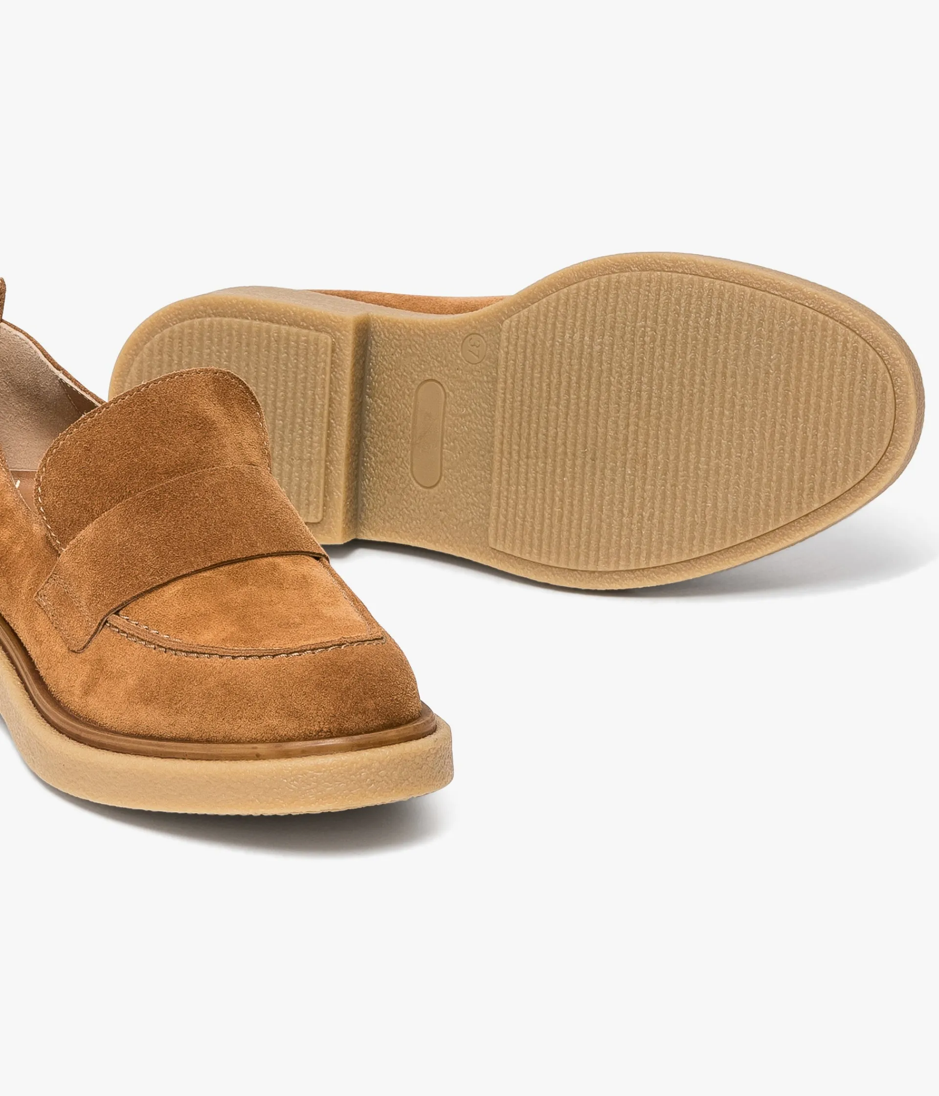 Discount MOCASSIN ALIENOR COGNAC Femme Mocassins