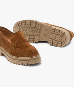 Online MOCASSIN ALINARO COGNAC Femme Mocassins