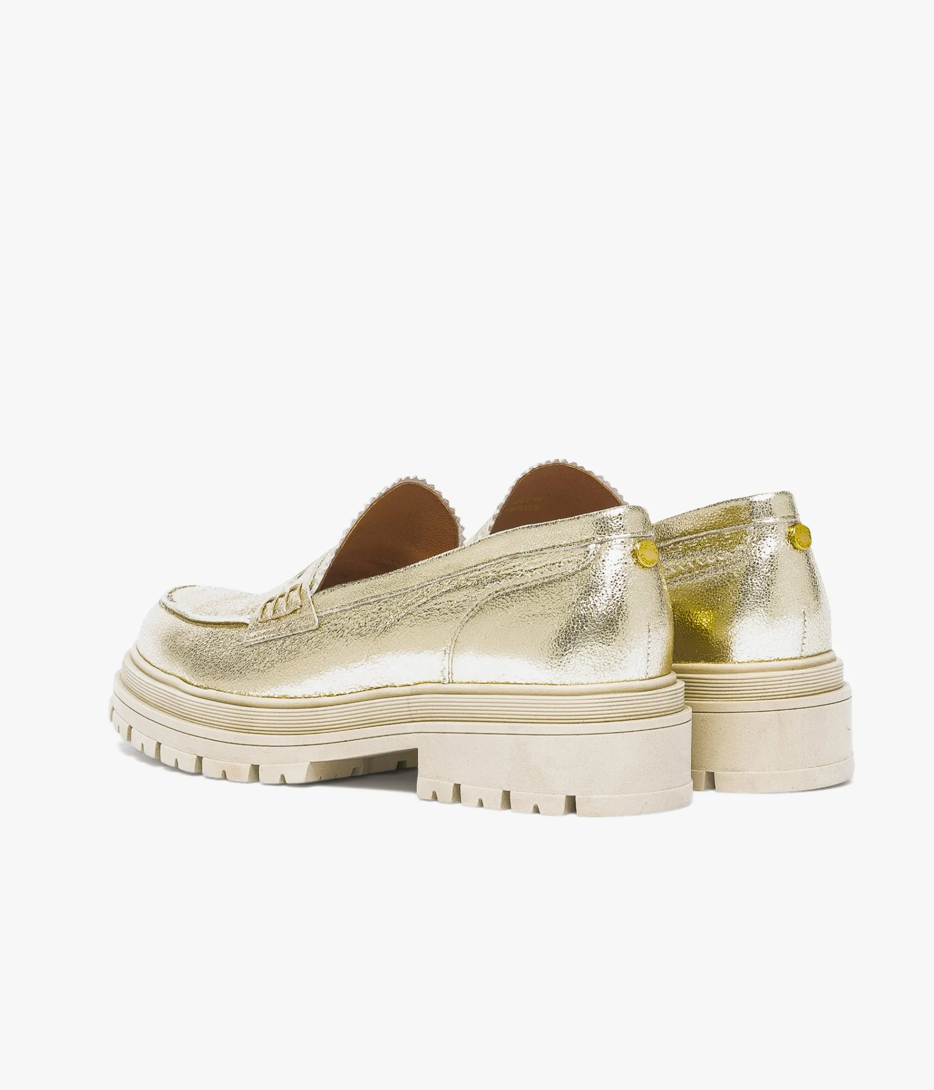 Hot MOCASSIN ALINARO PLATINE Femme Mocassins