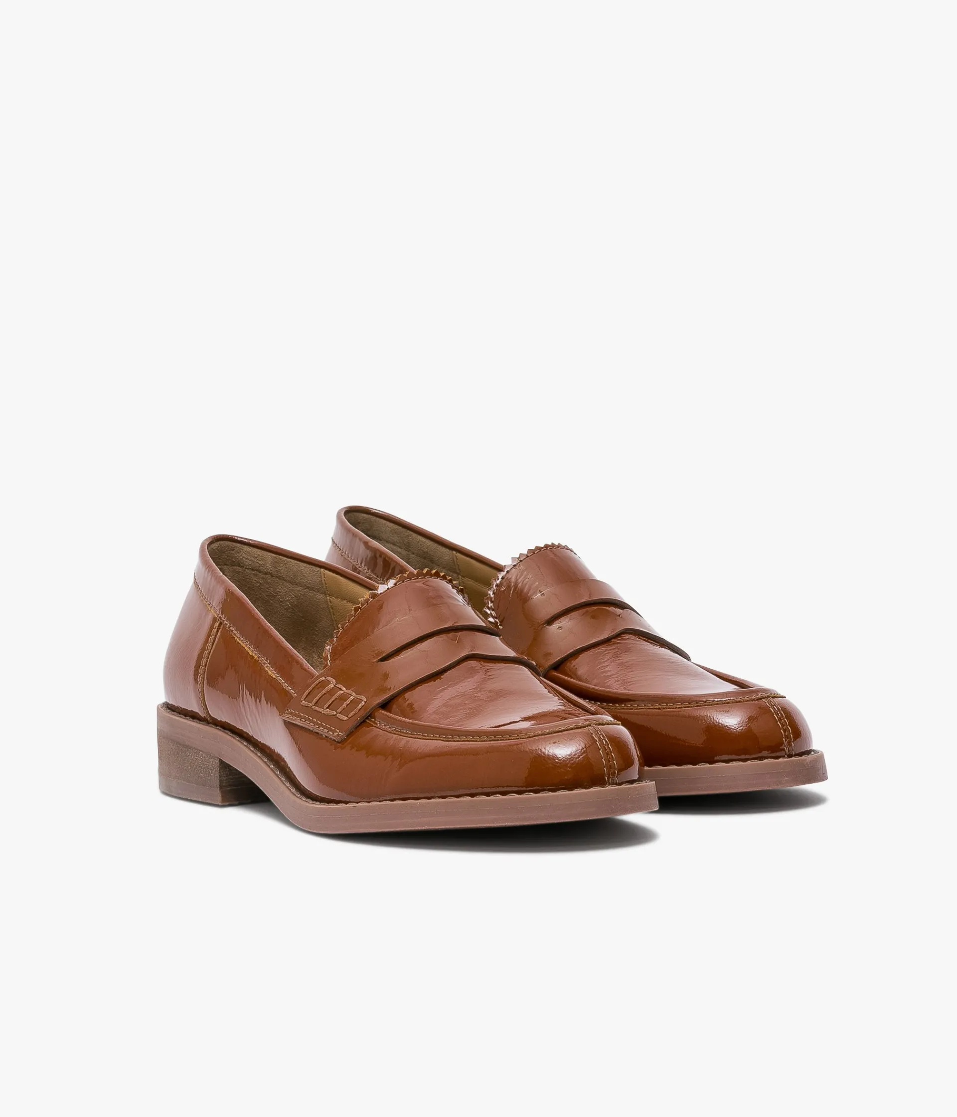 Hot MOCASSIN ALYCIA COGNAC Femme Mocassins