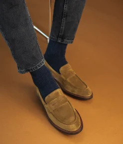 Discount MOCASSIN AMBROISE TABAC Homme Mocassins|Chaussures De Ville