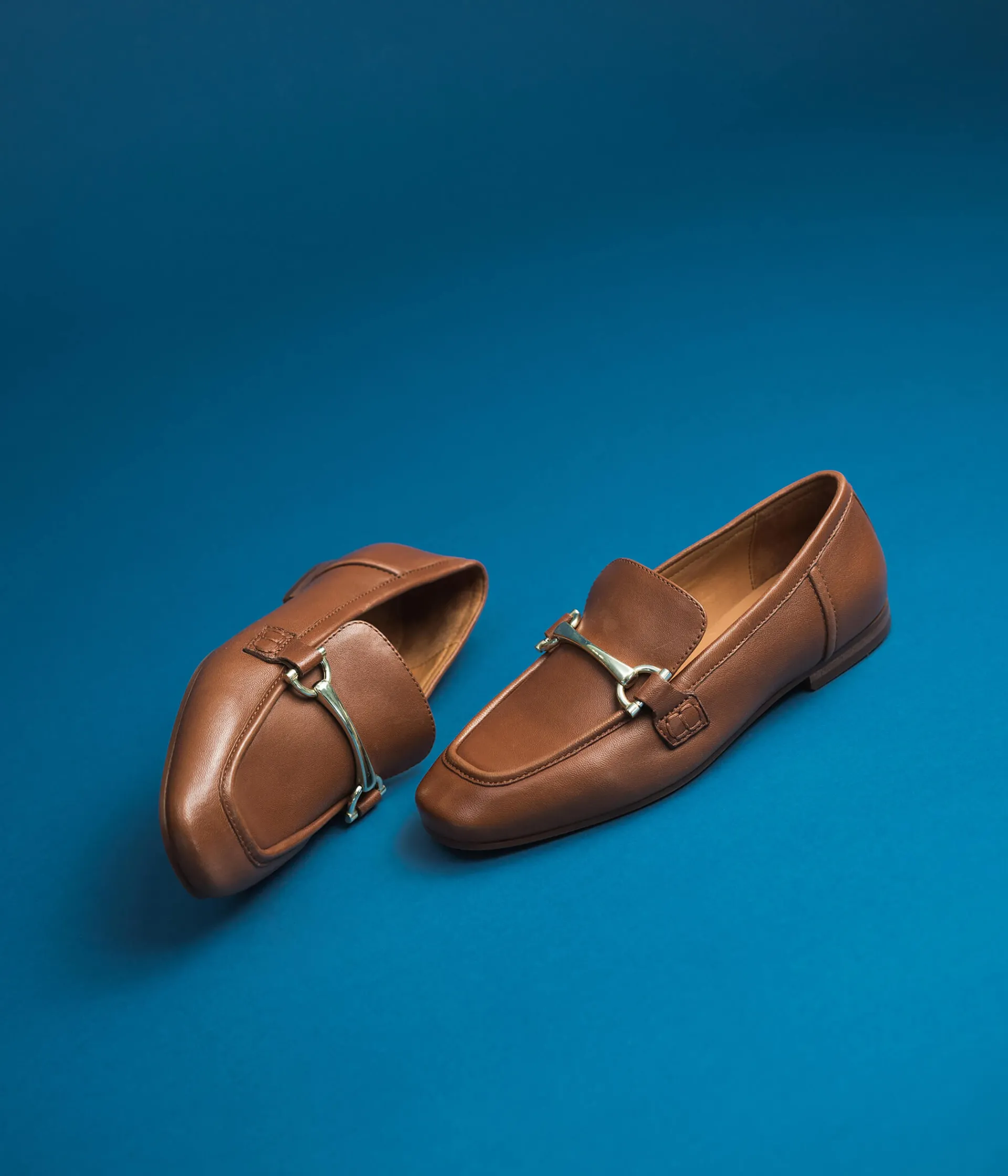 New MOCASSIN ANAMONE CAMEL Femme Mocassins