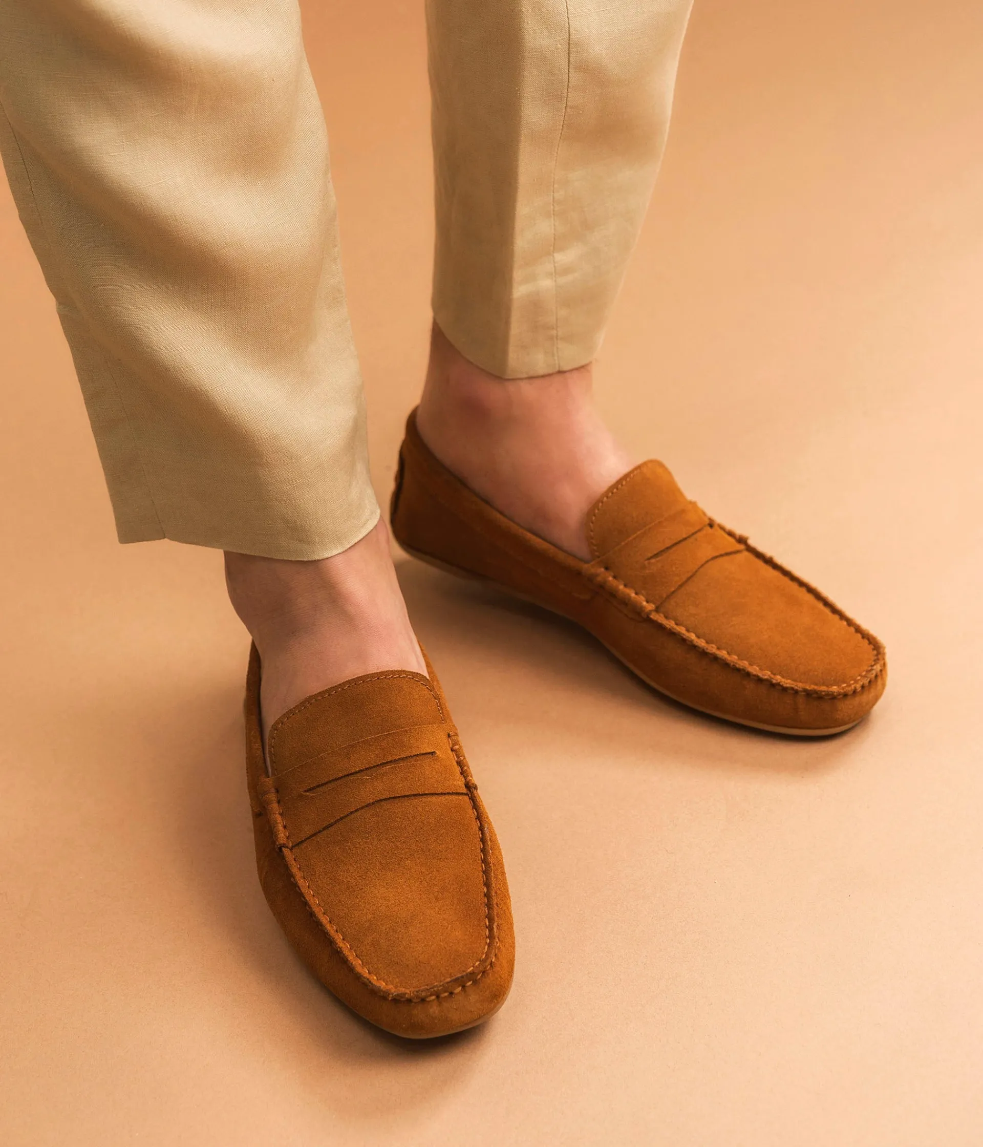 MOCASSIN ARISTIDE COGNAC Homme Mocassins