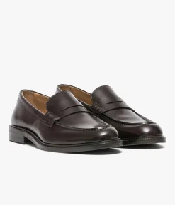 New MOCASSIN LOUIS BORDEAUX Homme Mocassins|Chaussures De Ville