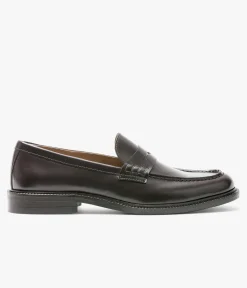 New MOCASSIN LOUIS BORDEAUX Homme Mocassins|Chaussures De Ville