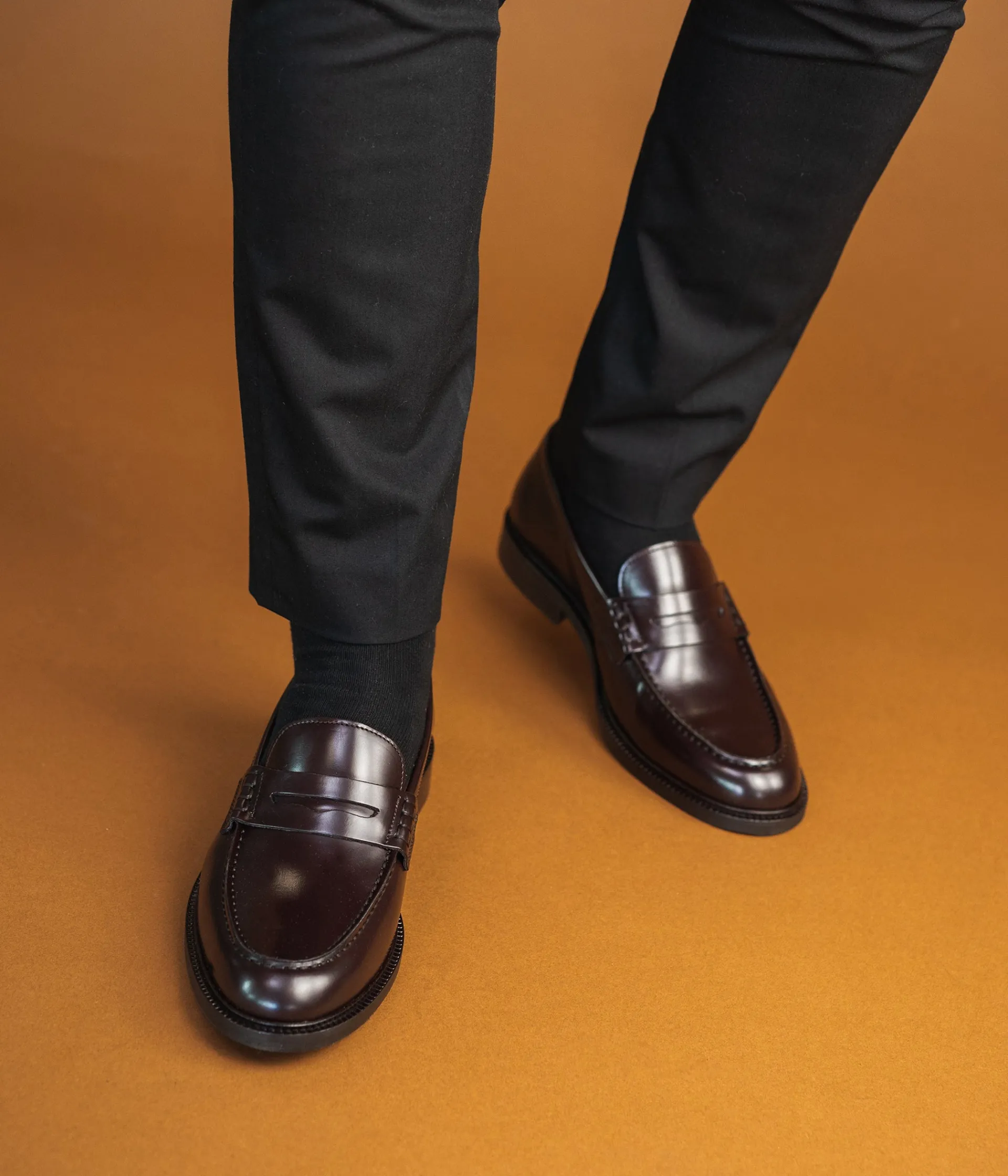 New MOCASSIN LOUIS BORDEAUX Homme Mocassins|Chaussures De Ville