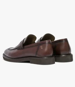 MOCASSIN OLIVIER COGNAC Homme Mocassins