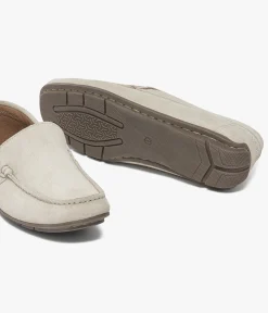 Hot MOCASSIN SOLAL ECRU Homme Mocassins