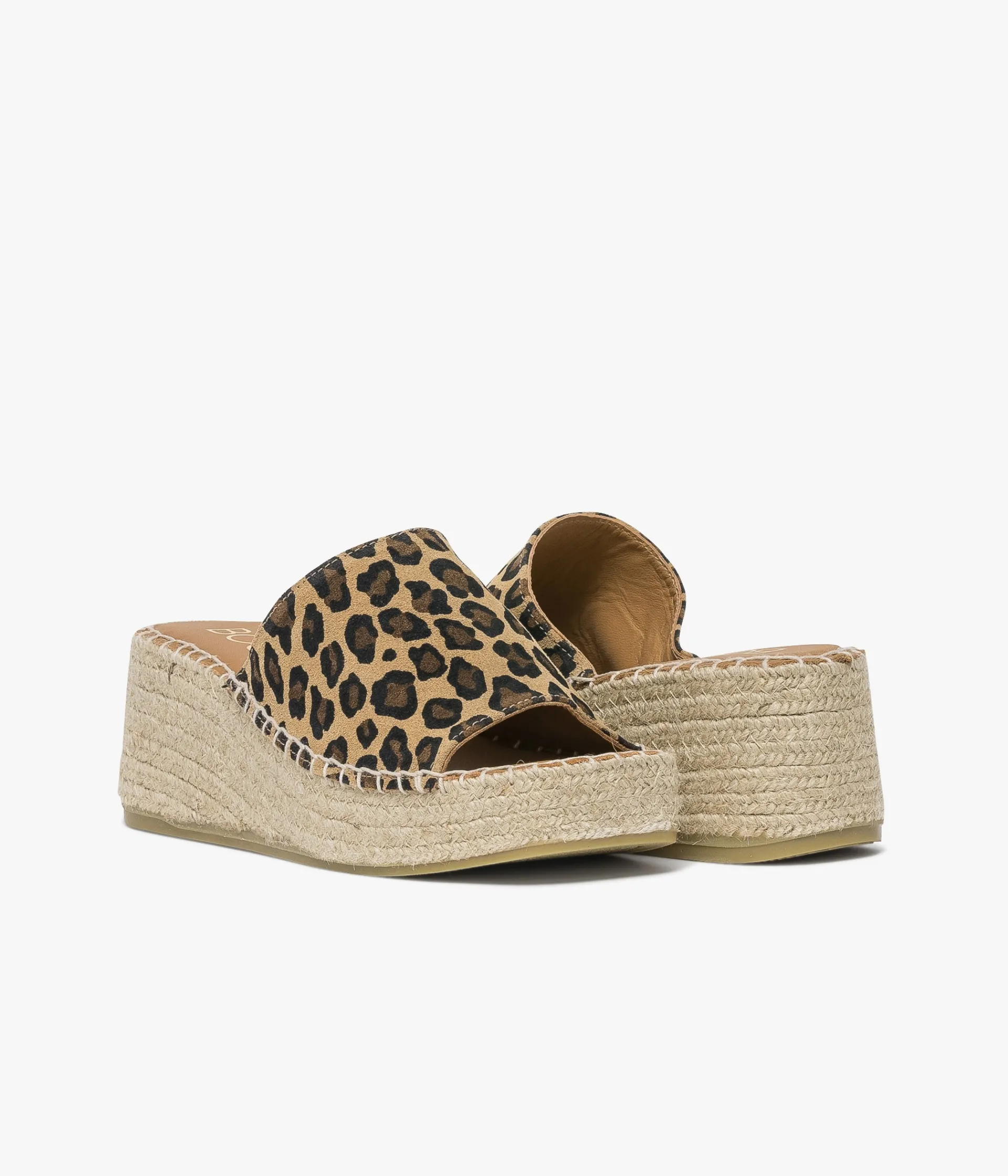 Hot MULE VIVIANE LEOPARD Femme Sandales
