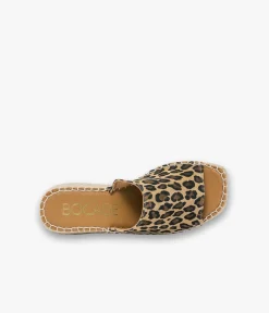 Hot MULE VIVIANE LEOPARD Femme Sandales